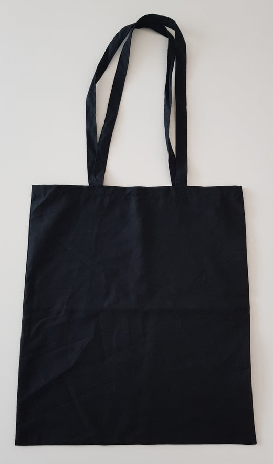Katoenen Tas - Zwart - 42 x 38 cm