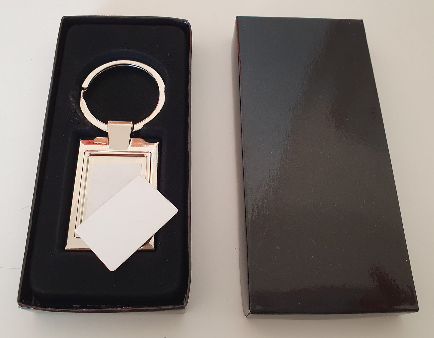 Metalen Sleutelhanger Rechthoek