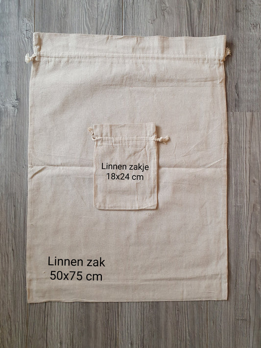 Linnen Zakjes diverse maten