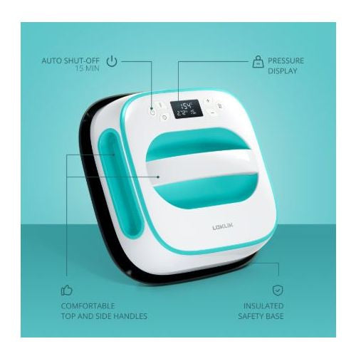 LOKLIK Easy Heat Press 9″ x 9″
