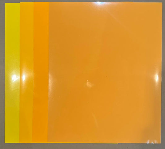 Siser P.S Standaard Flex Kleur Set Geel Tinten