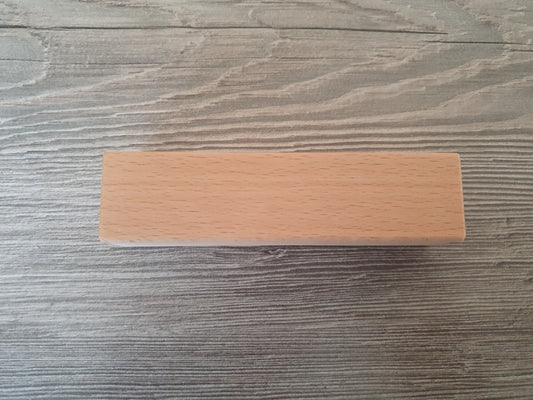 Houten blok 12 x 3 x 3 cm