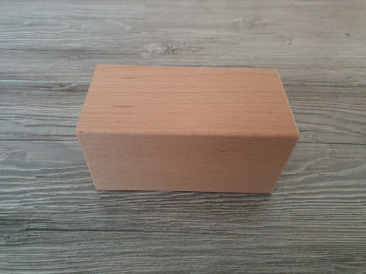 Houten blok 12 x 6 x 6 cm