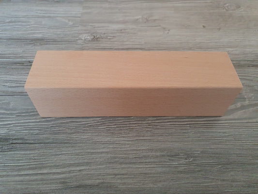 Houten blok 24 x 6 x 6 cm