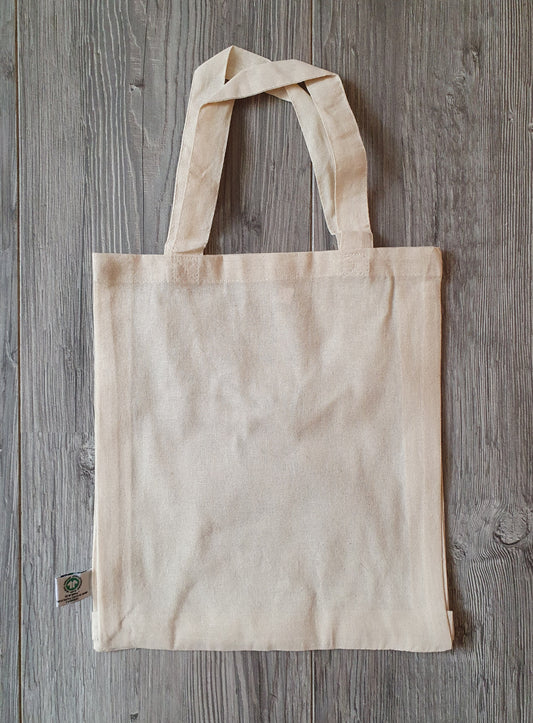 Katoenen Tas - Naturel - 34 x 30 x 6 cm