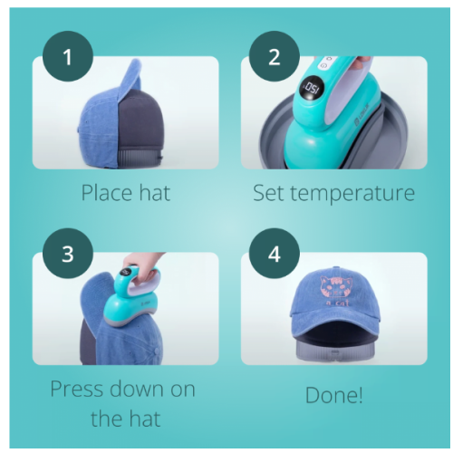 LOKLIK IMPRESS™ HAT - LOKLIK BLAUW