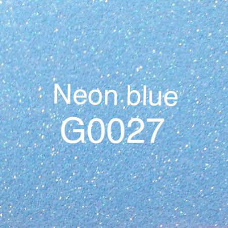 Siser P.S Glitter Flex G0027 Neon Blue
