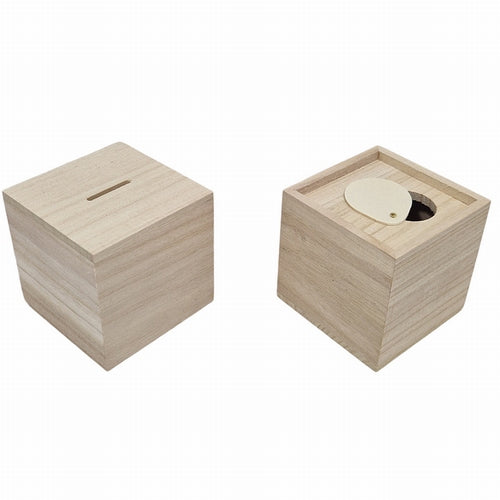 Spaarpot hout