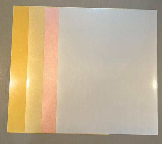 Siser P.S Standaard Flex Kleur Set Zilver/Goud Tinten